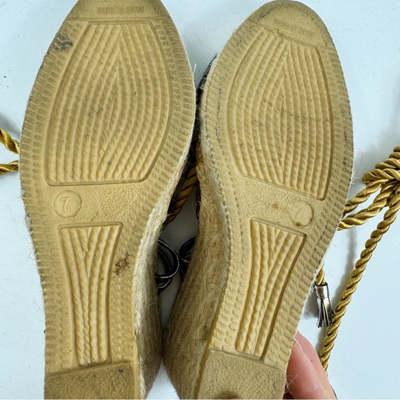 Tory Burch gladiator wedge espadrilles sandals - Picture 6 of 8